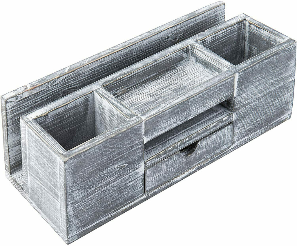 Gray Wood Tabletop or Wall Mounted Can Organizer – MyGift
