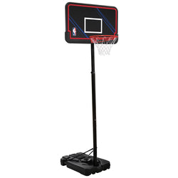 NBA Official 44 In. Portable Basketball System Hoop with Polyethylene Backboard