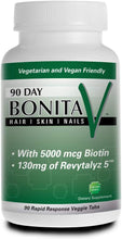Essential Source Bonita V Vegan Hair Nails and Skin Vitamins for Women - 20 Active Ingredients Including Biotin, Revytalyz 5 - Stronger Nails, Healthy Skin, Hair Growth Vitamins - 90 Veggie Tablets
