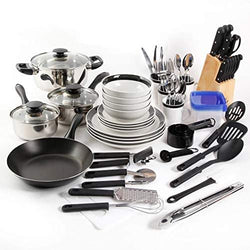 83 Piece Non Stick Pots and Pans Cookware Set Combo Set Kitchen Cooking Steel