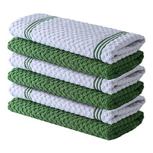 Premium Kitchen Towels – Pack of 6, 100% Cotton 15 x 25 Inches Absorbent Dish Towels