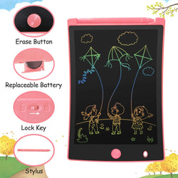 ORSEN 2 Pack LCD Writing Tablet for Kids, Colorful Doodle Board Drawing Pad for Kids, Learning Educational Toy