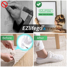 EZlifego Double Sided Tape Heavy Duty(16.5FT/5M)，Multipurpose Wall Tape Adhesive Strips Removable Mounting Tape,Reusable Strong Sticky Transparent Tape Gel Poster Carpet Tape for Paste Items,Household