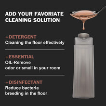 Spray Mop for Floor Cleaning, Floor Mop with a Refillable Spray Bottle and 3 Washable Pads& 1 Scraper, Flat Mop for Home Kitchen Hardwood Laminate Wood Ceramic Tiles Floor Cleaning (Brown)