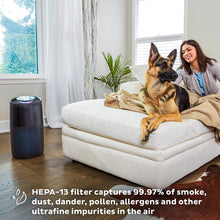 Instant Pot HEPA Quiet Air Purifier with Plasma Ion Technology for Rooms up to 1,940ft2, removes 99% of Dust, Smoke, Odors, Pollen & Pet Hair, for Bedrooms, Offices, & More, Charcoal