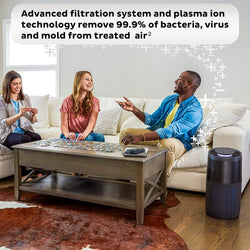Instant Pot HEPA Quiet Air Purifier with Plasma Ion Technology for Rooms up to 1,940ft2, removes 99% of Dust, Smoke, Odors, Pollen & Pet Hair, for Bedrooms, Offices, & More, Charcoal
