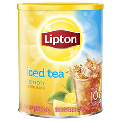 Lipton Iced Tea Mix, Lemon, Makes 10 Quarts (Pack of 6)