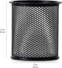 Amazon Basics Wire Mesh Pen Cup, Black