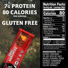 Jack Link's Beef Jerky Bars, Sweet Habanero, 12 Count - 7g of Protein and 80 Calories Per Protein Bar, Made with Premium Beef, No added MSG - Keto Friendly and Gluten Free Snacks (Packaging May Vary)