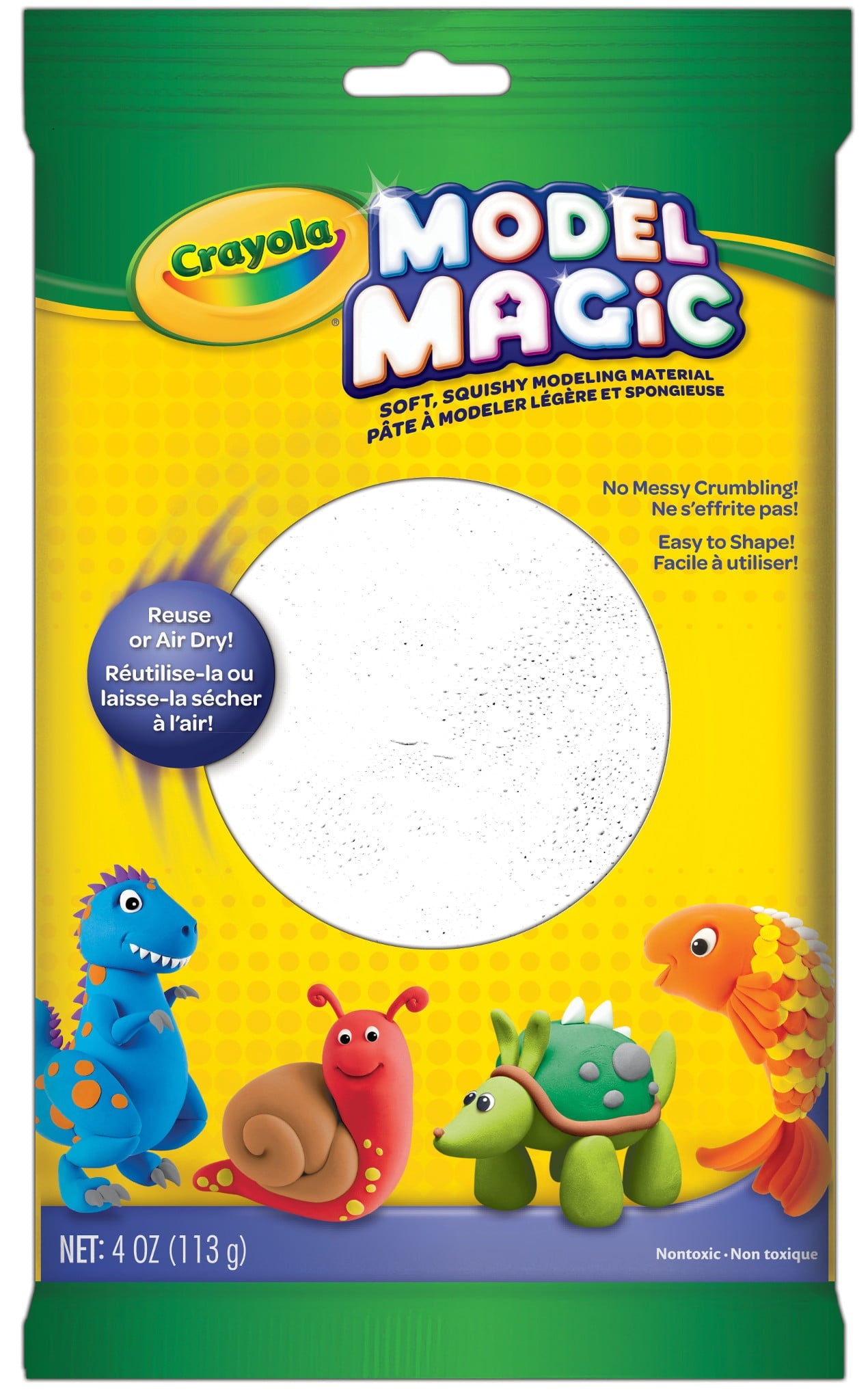 Crayola 4 Ounces White Model Magic Modeling Material, 1 Each