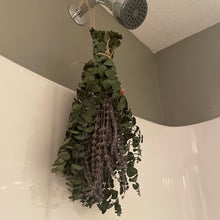 Shower Eucalyptus Bundle with Lavender, Aromatherapy Shower, Eucalyptus Aromatherapy Congestion Restful Sleep Home Spa Shower