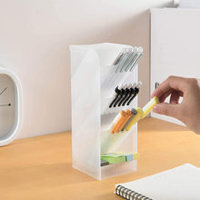 Sales Clearance Pen Organizer Storage, Translucent White Pen Storage Holder, High Capacity, Set of 3