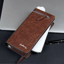 Men's Bifold Leather Zip Coin Long Wallet Multi Card Holder Purse Clutch Handbag