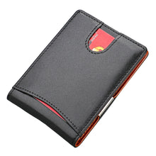 Minimalist Slim Wallet for Men with Money Clip RFID Blocking Front Pocket Purse