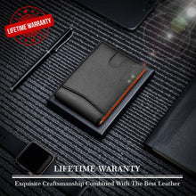 Minimalist Slim Wallet for Men with Money Clip RFID Blocking Front Pocket Purse