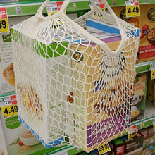 1PC Net String Grocery Shopping Bags Cotton Mesh Eco Friendly Tote Women