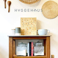 HYGGEHAUS Craft Storage Organizer with Drawers - Wooden Storage  DIY Advent Cal  |